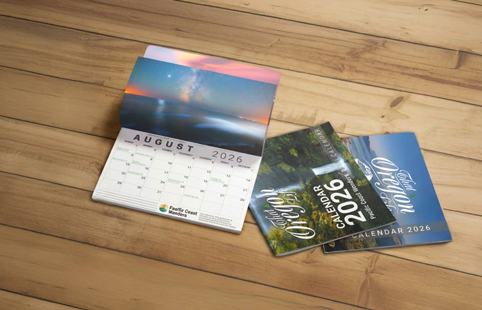A4 Wall Calendars (A3 to A4 Saddle Stitch)