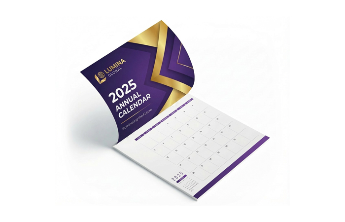 A4 Wall Calendars (A3 to A4 Saddle Stitch)