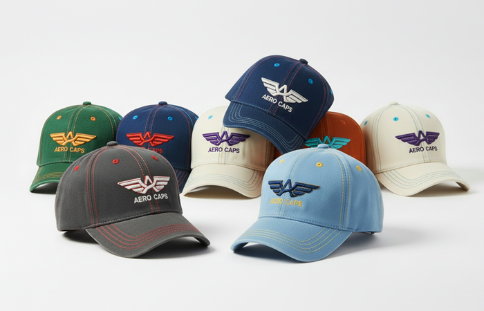 Contrast Stitch Cap