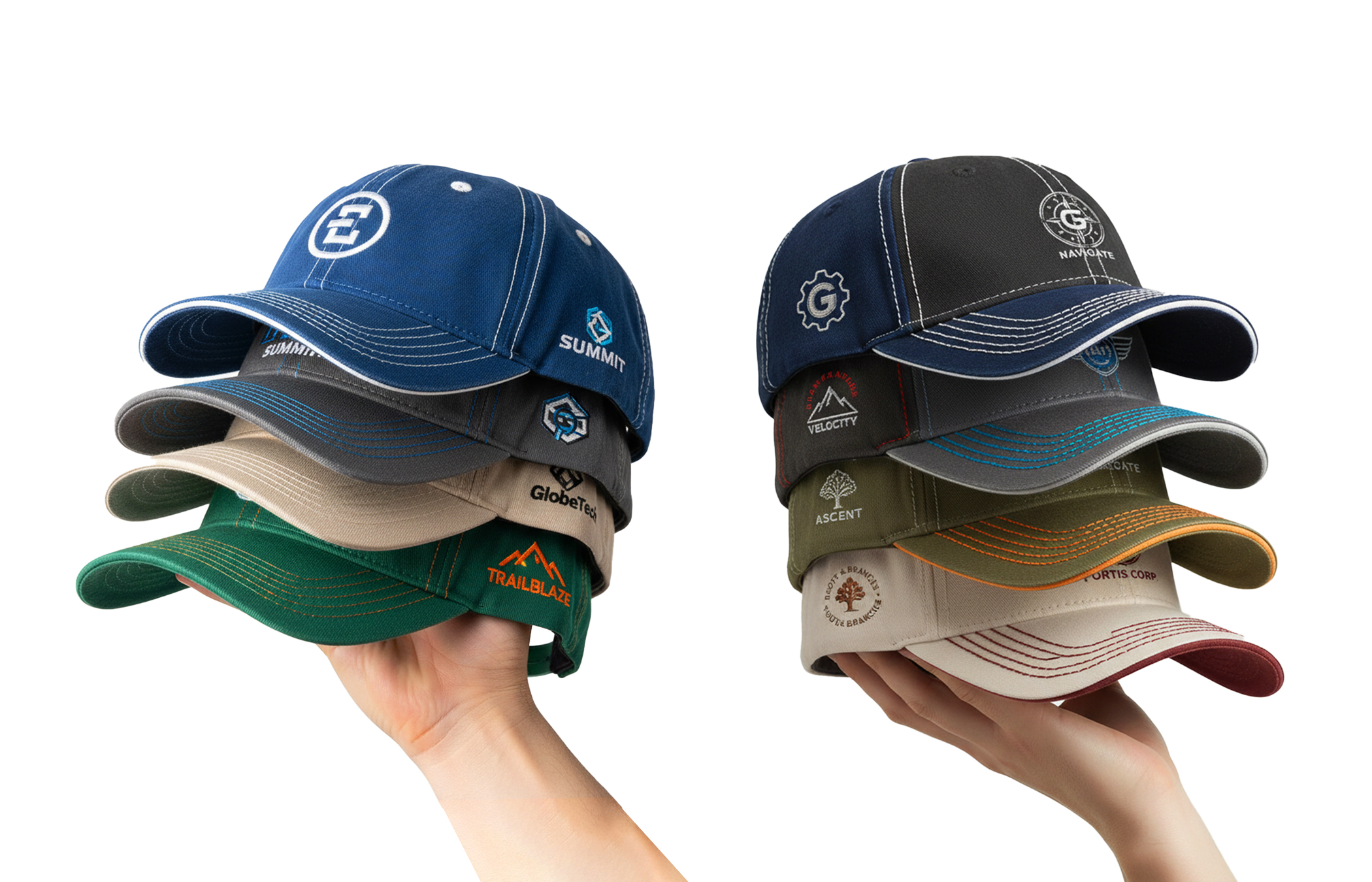 Contrast Stitch Cap