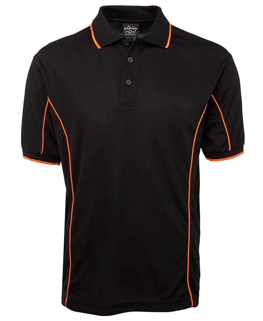 JB's Adults Podium Short Sleeve Piping Polo